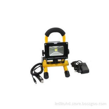 10W LED Rechargeable Floodlight High Brightness 10H Battery